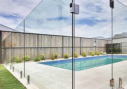 강화 유리 수영장 울타리