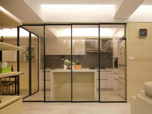 주방 파티션용 강화유리