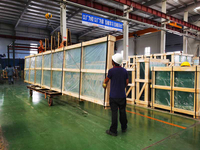 맞춤형 대형 강화 유리 샌드위치 유리