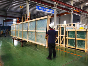 맞춤형 대형 강화 유리 샌드위치 유리