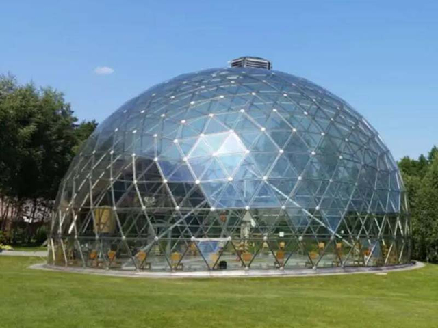 템플릿 돔 채광창 유리