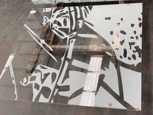 맞춤형 스크린 인쇄 강화 유리